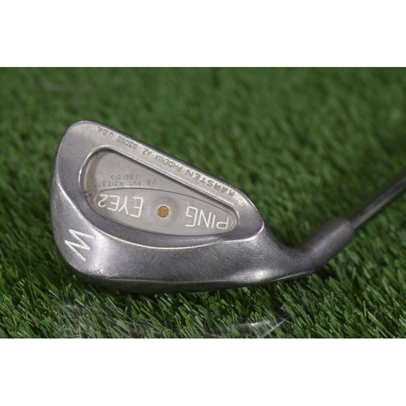 PING EYE 2 GOLD DOT PITCHING WEDGE S300 STIFF FLEX STEEL SHAFT