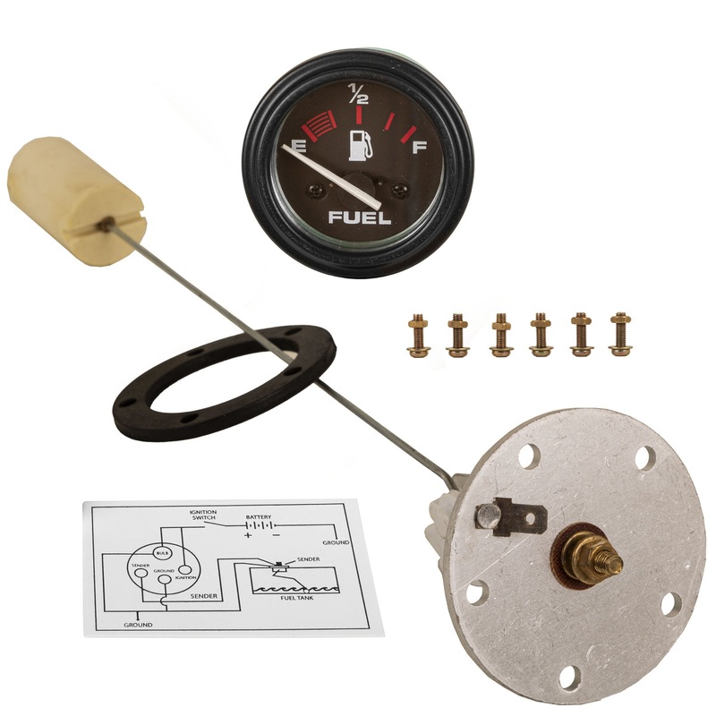 Reliance Fuel Sender and Meter Kit (Black) PN# 25-123