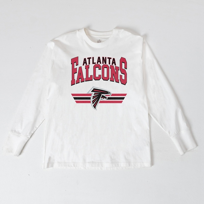 ATLANTA FALCONS SWIFT STRIKE ESSENTIAL RELAXED FIT LONG SLEEVE TEE