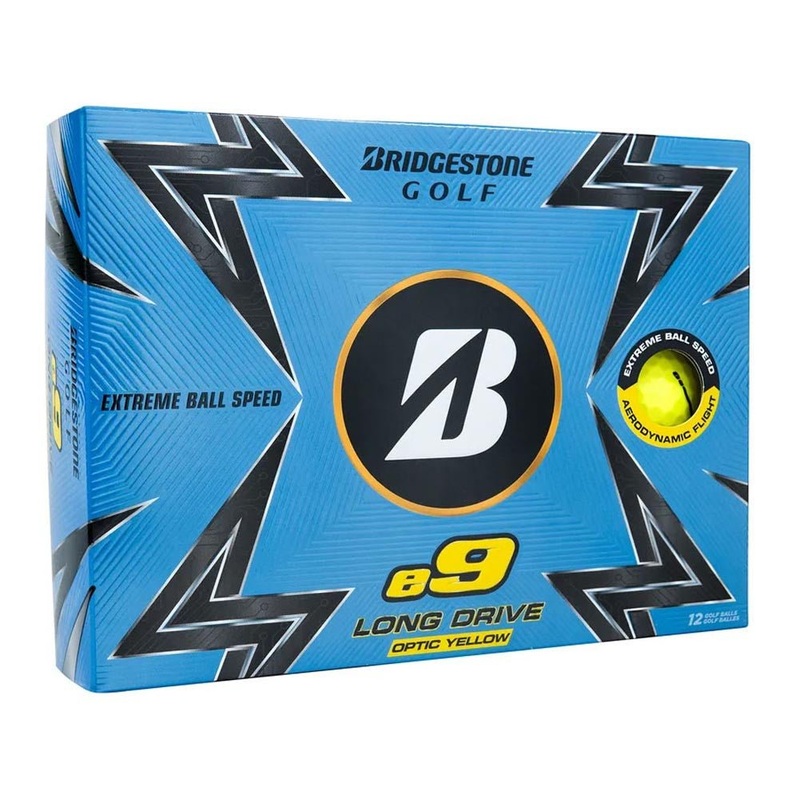 Bridgestone e9 Long Drive Golf Balls – Yellow – 2023