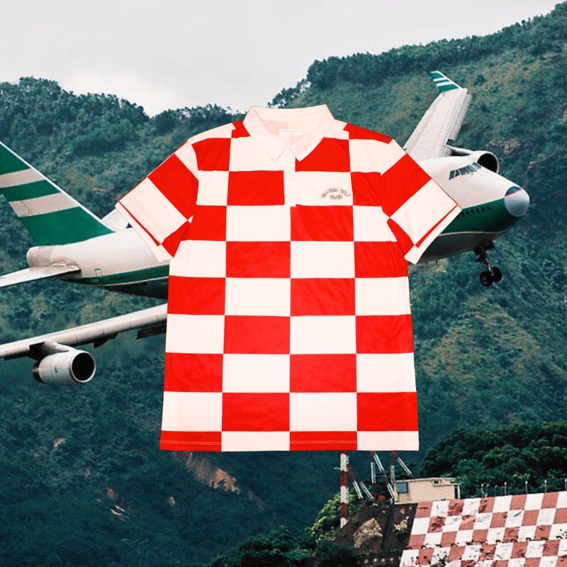 Checker Board Polo|Red/White|XS|S|M|L|XL|2XL