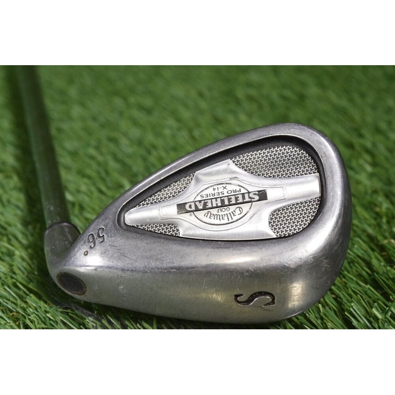 CALLAWAY STEELHEAD X-14 56 SAND WEDGE PRECISION RIFLE 5.5 FLEX STEEL SHAFT