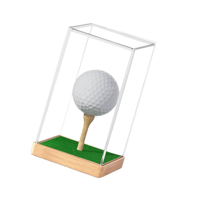Acrylic Golf Ball Storage Box Container Golf Ball Display Case Container Golf Protection Cover Dustproof Holder Multicolor