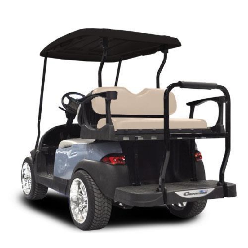 EZGO TXT MadJax Genesis 300 Rear Seat with Standard Tan Seat Cushions (Years 1994.5-Up) PN# 01-043-203S