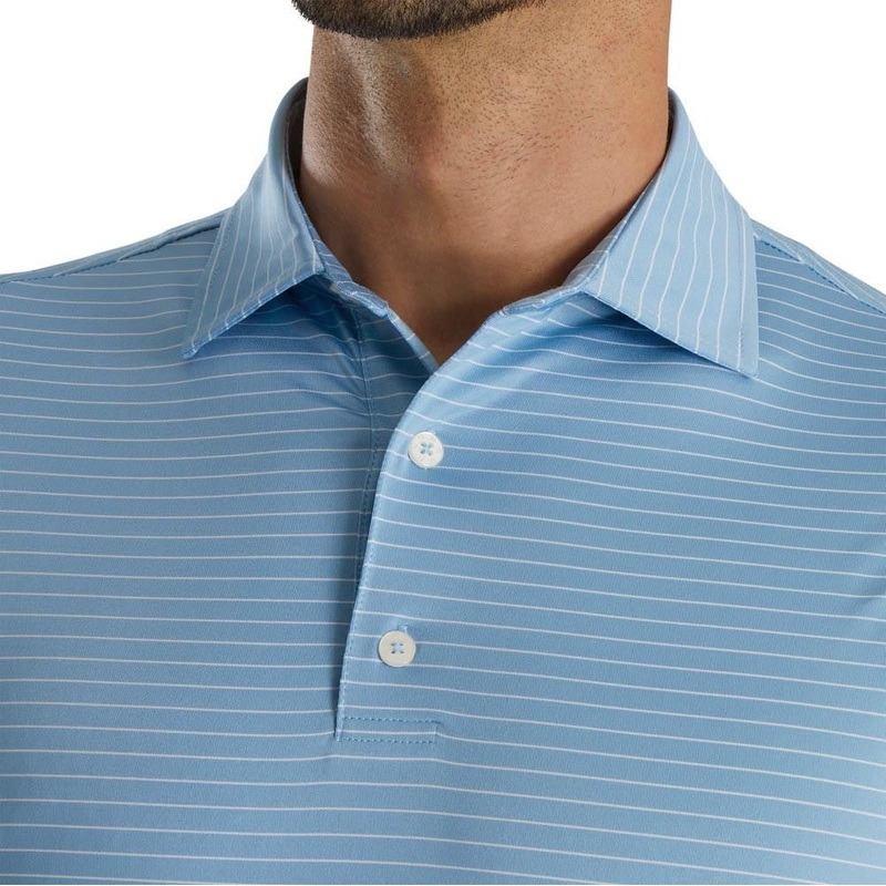 FootJoy Lisle Classic Pencil Stripe Polo