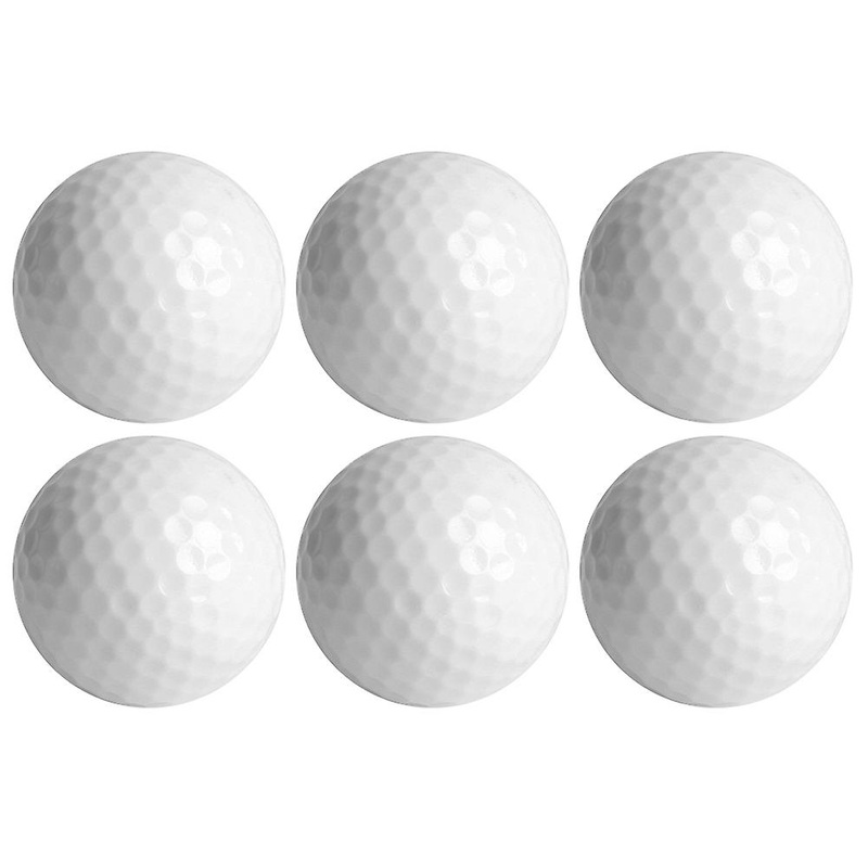 6-Pack Red LED Golf Balls for Day and Night Practice