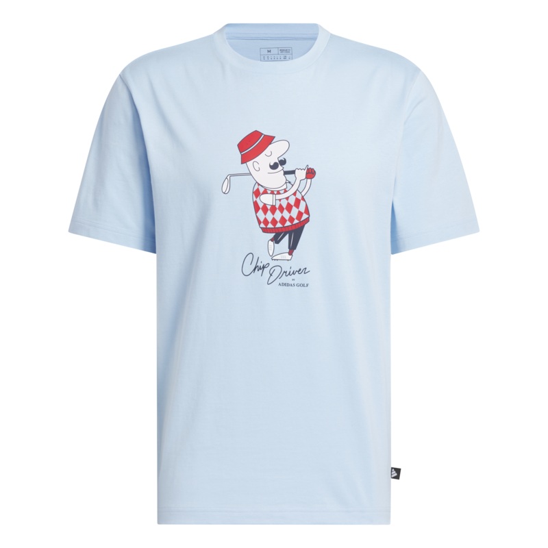 CLASSIC CHIP GRAPHIC TEE|White|Blue|S|M|L|XL|2XL