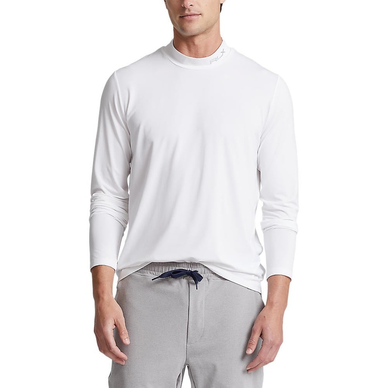 RLX Ralph Lauren Performance  Mockneck Pullover – Pure White