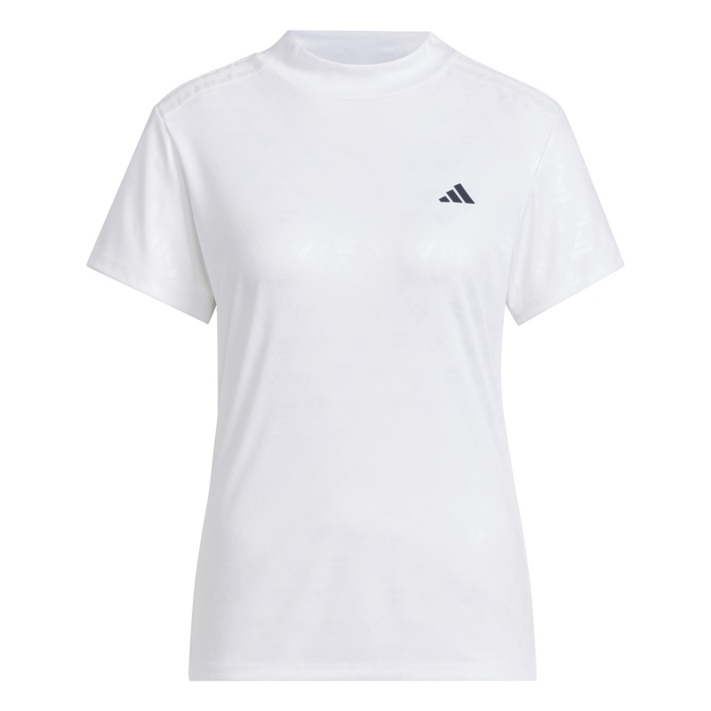 AEROREADY DEBOSS MOCK NECK SHORT SLEEVE SHIRT